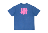  Undefeated Big Logo Back Print Tee Slate Blue 