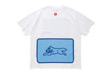  Icecream X Sarcastic Cotton Blocks Tee White/Blue 