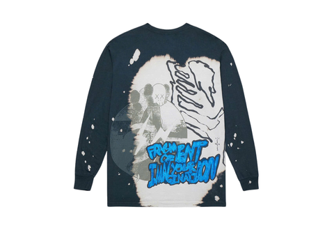  Travis Scott Cactus Jack x  Kaws For Fragment Long Sleeve Multi Grey 