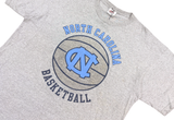  Vintage 90s Nike Made in USA North Carolina Basketball Grey Tee 
