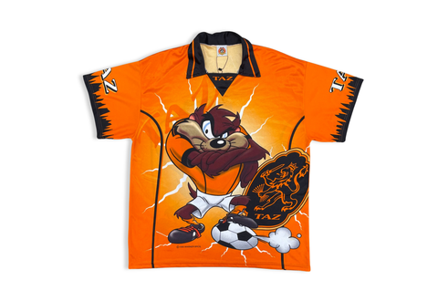  Vintage Looney Tunes Taz Jersey Orange 