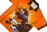  Vintage Looney Tunes Taz Jersey Orange 