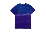  Fish and Moutian Tee Navy Purple 