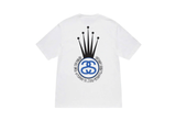  Stussy Crown Link White Tee 