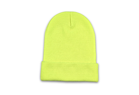  Carhartt Hi-Vis Neon Yellow Knit Beanie Hat 