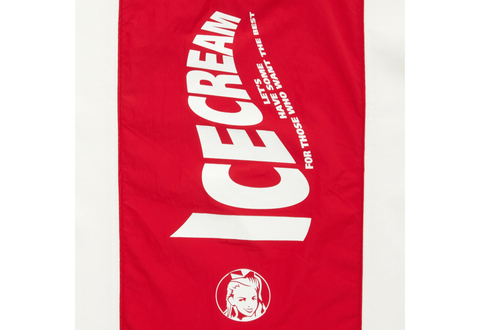  Icecream Switching Rugby Short Sleeve Shirt White 