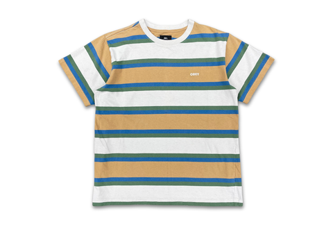  Obey Organic Striped Tee 