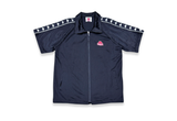  Vintage Kappa Banda Short Sleeve Tracktop Black Jacket 