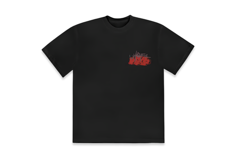  Travis Scott x Utopia x Kaws Black Tee 