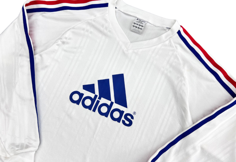  Vintage 00s adidas Soccer Long Sleeve Tee White 