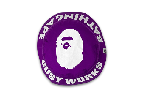  Bape Busy Works Bucket Hat Purple 