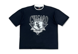  Vintage Sunburst Sportswear Chicago White Sox Black Tee 
