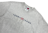  Vintage Tommy Jeans Short Sleeve Graphic Tee Grey 