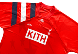  Kith x adidas Flamingos Soccer Jersey Red 