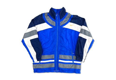  Vintage Nike Air Windbreaker Navy Striped Jacket 
