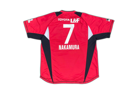  Vintage 00s Nagoya Grampus #7 Nakamura J-League Japan Jersey 