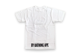  One Piece × BAPE camo Luffy flag mark White Tee  A Bathing Ape 