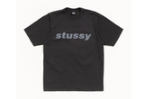  Stussy Shark Tee Pigment Dyed Faded Black 