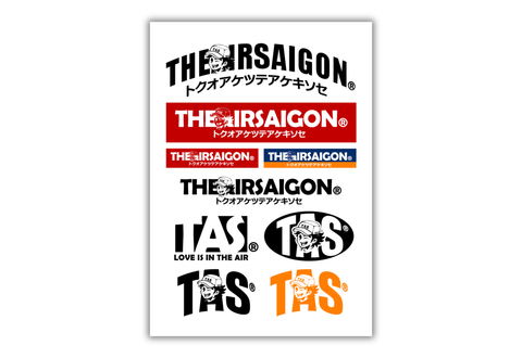  The Air Saigon® – Classic Logo V2 Sticker Pack 