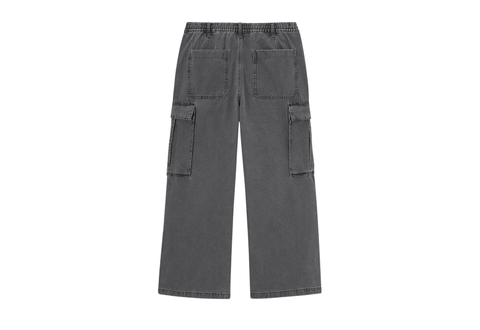  GU Japan Cargo Pants Black Denim 