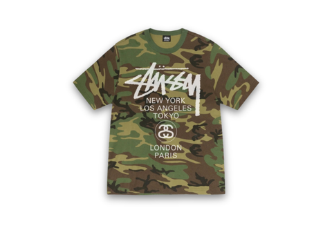  Stussy World Tour Tee Camo 