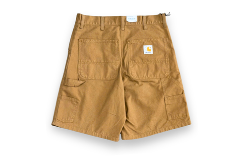  Carhartt WIP Double Knee Short Hamilton Brown Rinsed 
