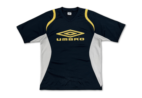  Vintage Umbro Soccer Jersey Black/Gold 