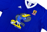  Vintage 90s 1998 Adidas Kirin Japan Japanese Football Team Tee Blue 