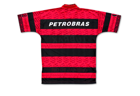  Vintage 90s Umbro Flamengo 100YEARS Brasil LUBRAX Pertrobras Soccer Jersey 