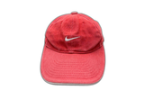  Vintage 90s Nike Mini SWoosh Red Dad Hat 