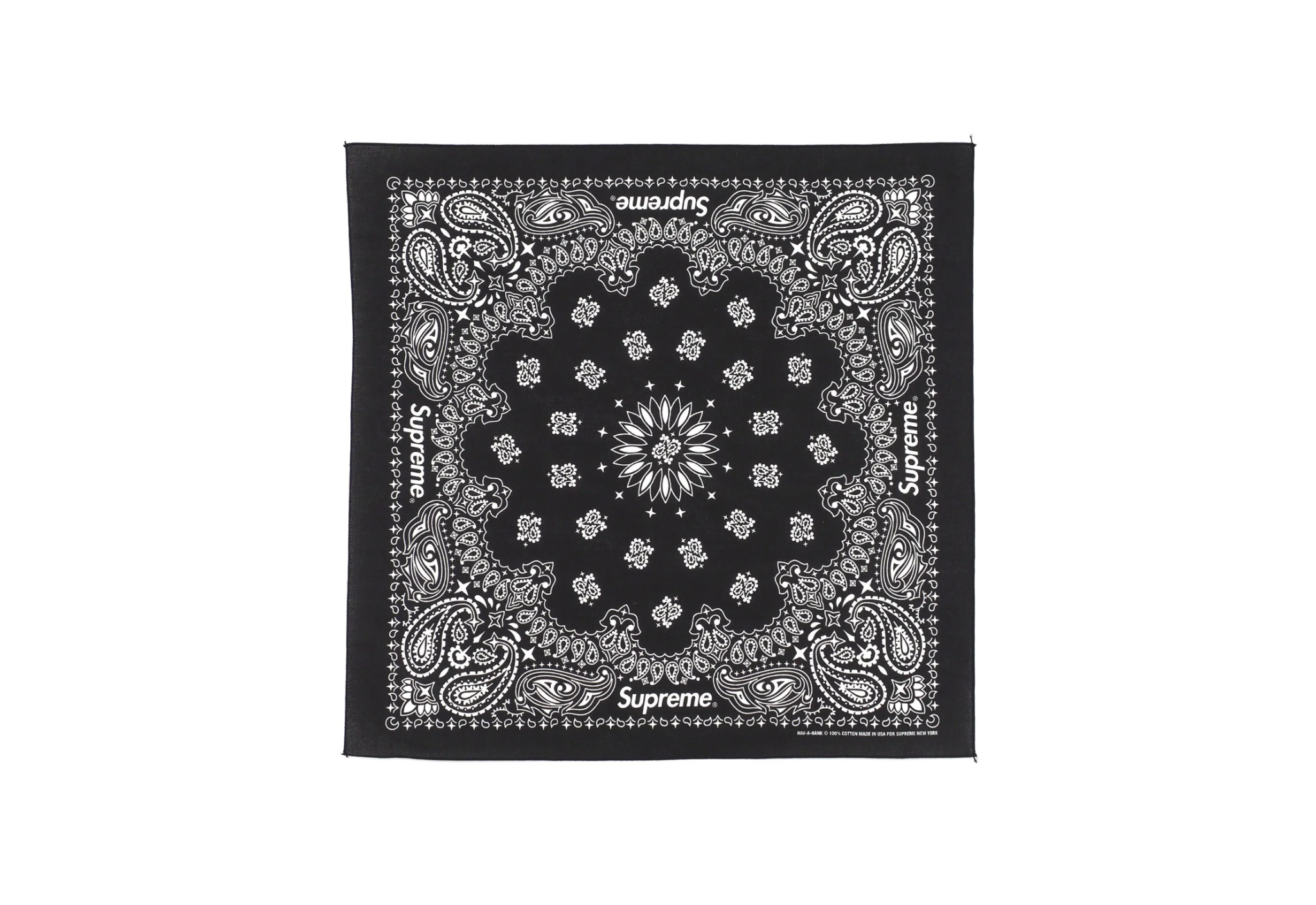 Supreme Hav-A-Hank Black Bandana – THEAIRSAIGON®