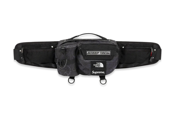  Supreme x The North Face Steep Tech Waist Bag Black Dragon 