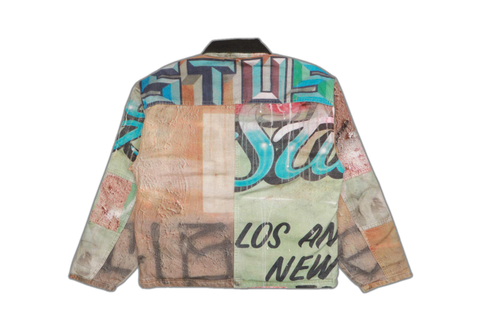  Stussy Alfonso Canvas Shop Jacket Multicolor 