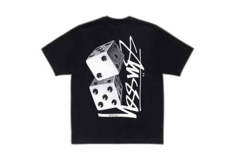  Stussy Black Tall Dice Tee 