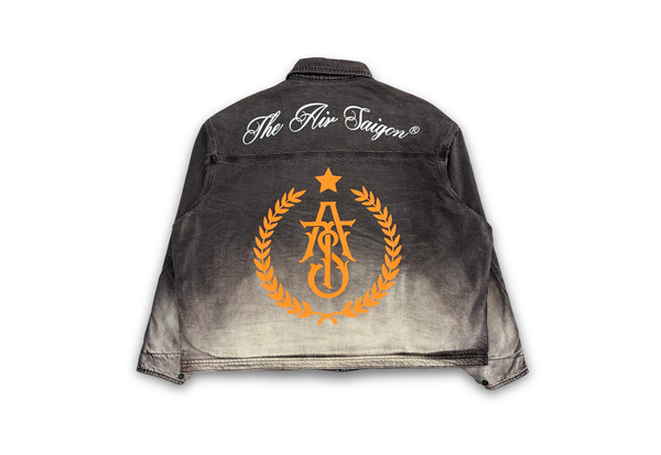  The Air Saigon® Merchandise - VICTORY Crest Detroit Jacket / Brown 