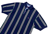 Vintage Tommy Hilfiger Embroidered Logo Multi-Stripe Polo 
