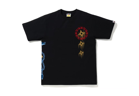  BAPE Ninja Black Tee 