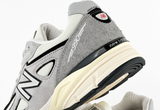  New Balance 990v4 MiUSA Teddy Santis Grey Black Cream 