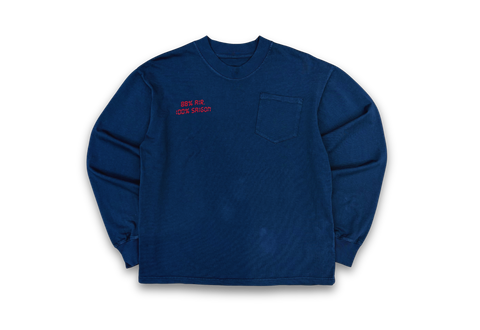  The Air Saigon® – Back To The Culture Pocket LS Washed Navy Tee 