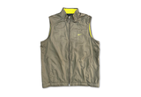  Vintage Nike Golf Sleeveless Zipper Nylon Vest Olive Volt 