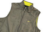  Vintage Nike Golf Sleeveless Zipper Nylon Vest Olive Volt 