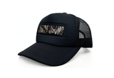  The Air Saigon® Tiger Camo Box Logo Trucker Hat Black 