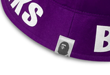  Bape Busy Works Bucket Hat Purple 