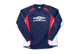  Vintage Umbro Long Sleeve Traning Jersey 