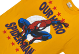 Marvel Cartoon Spiderman Tee Yellow 
