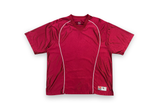  Vintage 90s Burgundy Nike Soccer Jersey 