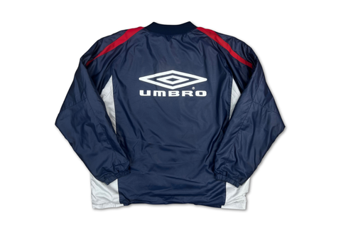  Umbro Soccer Long Sleeve Jersey Dark Navy Red 