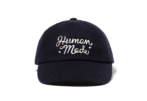  Human Made 6 Panel Wool Cap Navy 