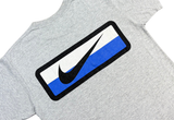  Vintage 90s Nike Swoosh Big Logo Grey Tee 