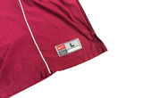  Vintage 90s Burgundy Nike Soccer Jersey 